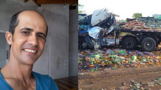 Motorista de carreta que morreu após batida em Nova Alvorada do Sul tinha 49 anos