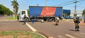 Condutor envolvido em acidente na Marcelino não tem CNH para dirigir caminhão