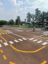 Dourados ganha pista para educação no trânsito para crianças