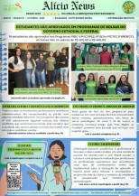 Estudantes e professores de escola lançam jornal digital 'Alício News'