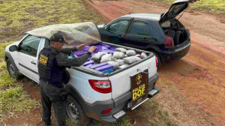 Jovem é preso com 845 quilos de maconha na MS-164 na fronteira