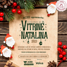 Concurso Vitrine de Natal da Aced vai distribuir 6 mil em prêmios