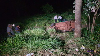 Homem morre em capotamento de carro entre Dourados e Itaporã