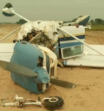 Avião cai na região pantaneira e suspeita de falha pode ter ocorrido pela fumaça das queimadas