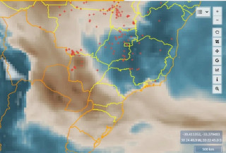 Fumaça de incêndios no Pantanal se espalha por MS e atinge outros países
