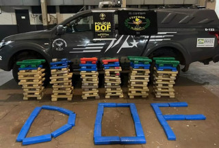 Polícia apreende 224 kg de maconha abandonados em rodovia de MS