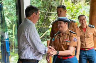 Governo promove a primeira coronel da história do Corpo de Bombeiros de Mato Grosso do Sul