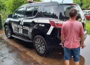 Polícia Civil do Mato Grosso do Sul prende foragido que assassinou homem no Ceará