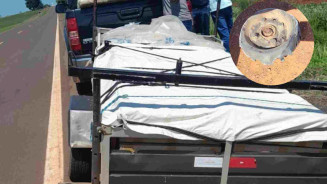 Carretinha se solta e mata motorista  na BR-060