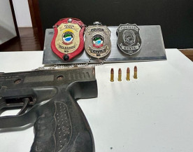 Polícia Civil prende autor de estupro e porte ilegal de arma de fogo