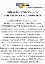 Edital de Convocação