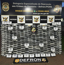 Ônibus de turismo de Dourados é pego com R$ 17 milhões de cocaína em fundo falso