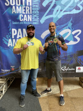 Atletas de Dourados faturam ouro e prata no panamericano de Kickboxing