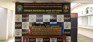 Quase 200 quilos de maconha são apreendidos pelo DOF em uma residência em Dourados