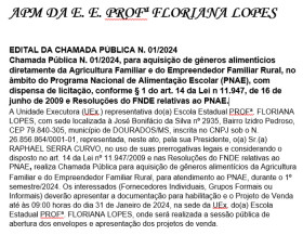 Chamada pública da EE Floriana Lopes