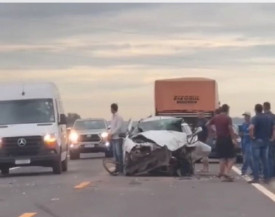 Motorista morre em acidente com 4 veículos entre Itaporã e Maracaju