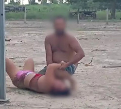 Agressor morre em confronto com a polícia após espancar a mulher em MS