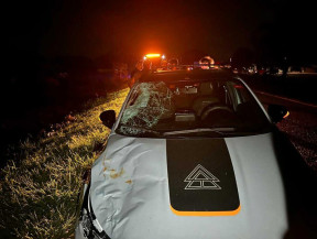 Homem morre após ser atropelado na BR 163