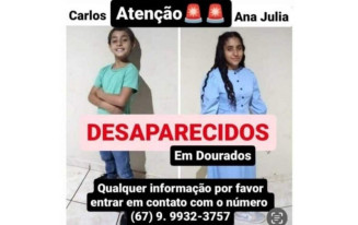 Crianças desaparecem e mãe pede ajuda em Dourados