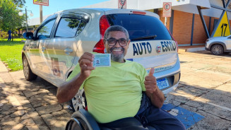 Habilitado pelo CNH MS Social, José Alonso agora sonha com carro adaptado
