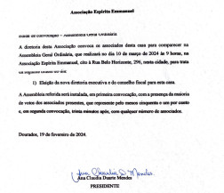 Edital de convocação - Assembleia Geral Ordinária