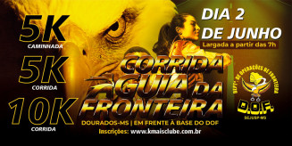DOF inicia o período do 1º Lote Promocional para Inscrições da Corrida Águia da Fronteira
