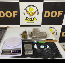 DOF e Canil da Polícia Militar de Dourados fecham ponto de venda de drogas no Residencial Green Ville