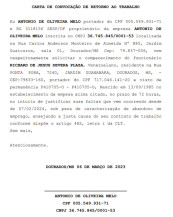 Carta de convocação