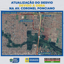 Coronel Ponciano será interditada no sentido centro-bairro por 10 dias