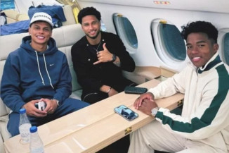 Jogadores do Palmeiras voltam para o Brasil no avião de Leila Pereira