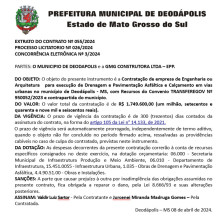 Extrato de Contrato