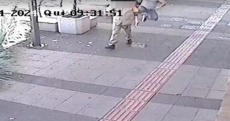 Agente de trânsito agredido com 'voadora' é afastado do trabalho até maio
