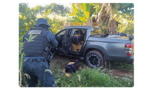 PMR apreende mais de 1 tonelada de maconha durante fiscalização na MS-164