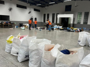Prefeitura envia duas toneladas de doações para o Rio Grande do Sul