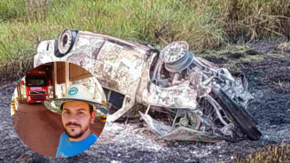 Identificado motorista que morreu carbonizado em colisão entre veículos na BR-463