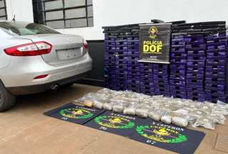 Polícia apreende homem em frente a hotel com droga avaliada em R$ 1 milhão