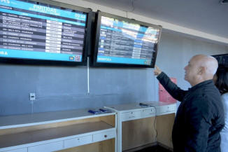 Rodoviária de Dourados recebe painéis de monitoramento