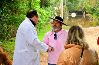 Diretor da UCP em Pedro Juan Caballero, Carlos Bernardo coordenou a equipe (Foto: Divulgação)