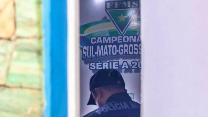 Federação de Futebol de MS alvo da Operação Cartão Vermelho (Foto: Alicce Rodrigues, Midiamax)