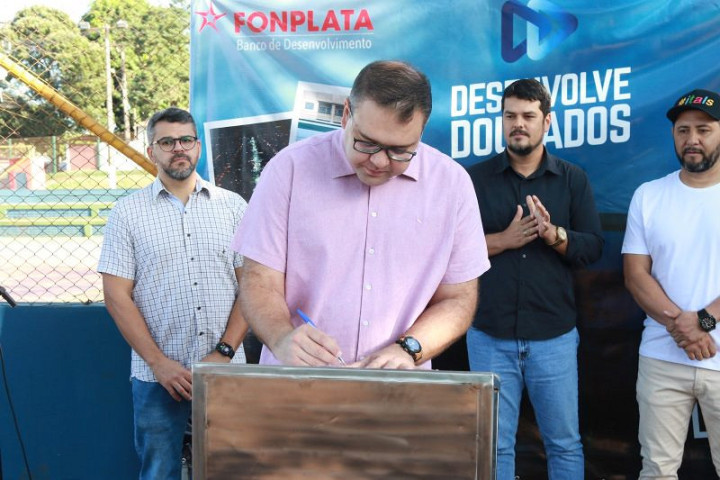Obras fazem parte do Desenvolve Durados e terão investimento de mais de R$ 855 mil / Foto: Leandro Silva/Prefeitura de Dourados