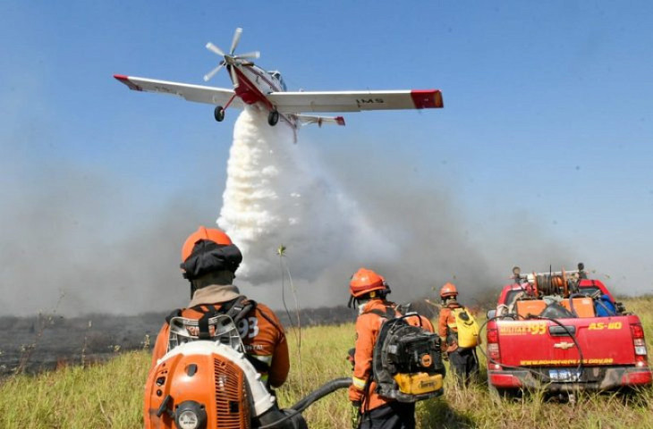 Governo de MS mantém ações permanentes para conter incêndios no Pantanal