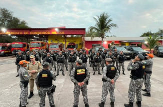 Mais uma equipe da Força Nacional chega ao Pantanal para ajudar no combate aos incêndios