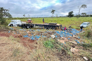 10 são indiciados por saquear cerveja em rodovia de MS