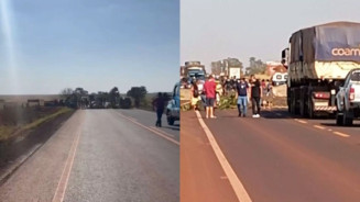 Indígenas liberam bloqueio na BR-463 entre Dourados e Ponta Porã