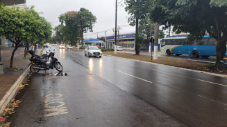 Frio trouxe tímida chuva em Dourados