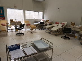 Frio afugenta doadores de sangue em Dourados - Foto: Hemocentro/facebook