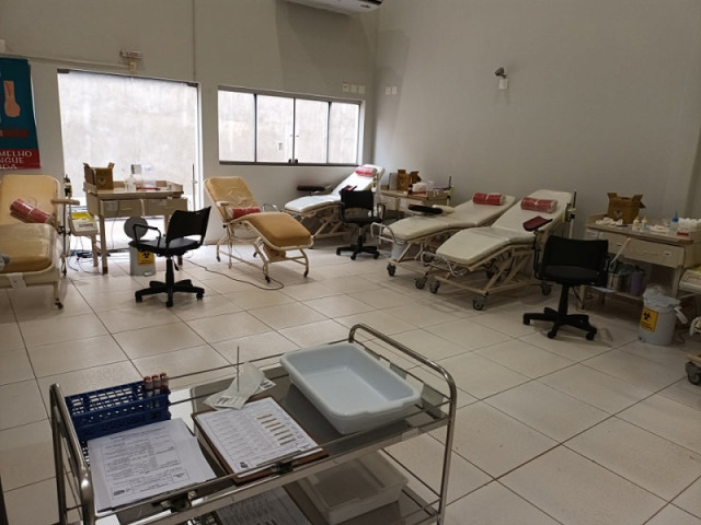Frio afugenta doadores de sangue em Dourados - Foto: Hemocentro/facebook