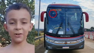 Morre criança atingida em ônibus por peça que se soltou de carreta
