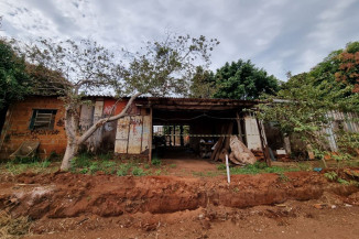 Local onde a vítima foi encontrada morta. (Foto: Felipe Ribeiro/Primeira Página)