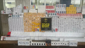 Após denúncia anônima, DOF encontra entreposto com R$ 1 milhão em mercadorias ilegais